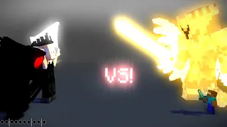 ●●|●●●●●|●●|● and Mary Nakayama vs SCP-001 Gate Guardian and Herobrine | Minecraft Battle Animation