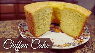 Homemade Chiffon Cake Recipe | How To Make A Chiffon Cake From Scratch | Recipes That Use Eggs