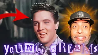 THE VOICE OMG!!!!! | Elvis Presley AI 5K Colorized / Restored - Young dreams | REACTION!!!!!!!