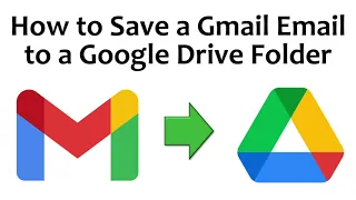 How to save a Gmail email in a Google Drive folder