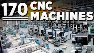 Is GERMAN Engineering Superior? Monster CNC Machine Shop Tour | HAIMER