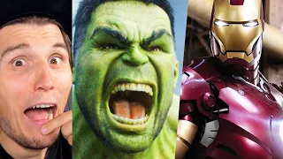 Paluten REAGIERT auf Die 10 stärksten Helden und Schurken des Marvel Cinematic Universum!