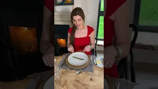 Eating with your hands in a Formal British Dining Setting