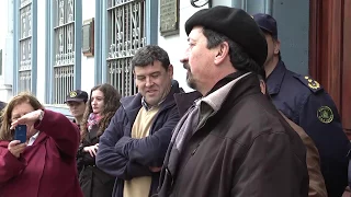 LA “MARCHA ARTIGUISTA CANARIA” PASÓ POR LA CAPITAL DE CANELONES Y VA AL “ENCUENTRO CON EL PATRIARCA”