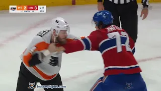 Nicolas Deslauriers vs Arber Xhekaj Nov 19, 2022