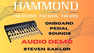 Hammond XPK-130G and XPK-200GL Onboard Sounds AUDIO DEMO•Steven Eaklor