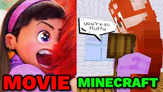 YOU'RE SO FLUFFY! Turning Red Movie Vs. MINECRAFT!