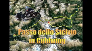 Stelvio Mountain Pass in Goldwing