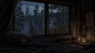 Soothing Rainstorm: Relaxation in the Woods - Natural Sounds - Soothing Music - Fall Asleep