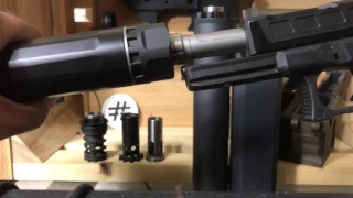 How To Attach A Silencer To A Handgun / Piston Introduction