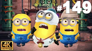 Minion Rush Dave Minion Baby Minion and Hunter Minion at El Machos Lair | LEVEL 578-580 EP 149 | 4K