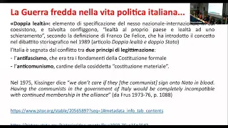 Secondo evento – La Strategia della tensione – Dalla sua teorizzazione agli anni ‘80