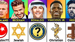 Religion Of Famous Football Players TOP 50 | Football Comparison Muslim, Catholic, Christian