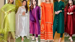 kattan silk dress designs 2024 | party dress design 2024 for girls | casual dress design ideas 2024