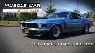 1970 Ford Mustang BOSS 302 Muscle Car Of The Week Video #13