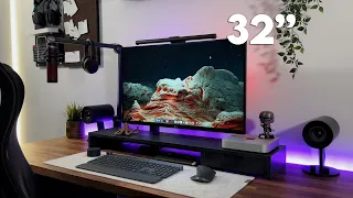 The Best 32” 4K Productivity Monitor - LG UltraFine Ergo | Mac Mini Setup