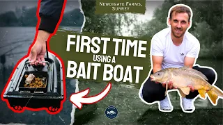 First Time trying a Bait Boat! 🎣 - Newdigate Farms