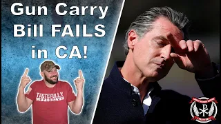 YES! Gun permitting bill SB 918 FAILS... CA has just given Gun Control a BLACK EYE!