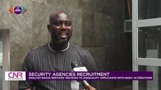 Analyst backs security services' decision to disqualify applicants with body alterations