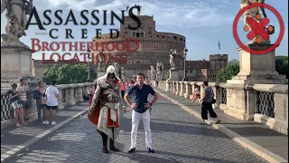 Assassin's Creed Brotherhood Rome locations - Game vs Real Life