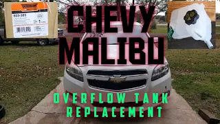 Replacing the coolant/overflow tank on a 2013-2019 Chevy Malibu, Impala