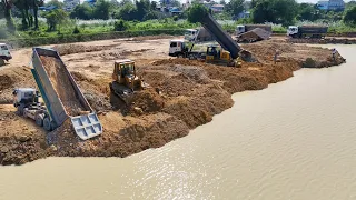 DumpTruck HYUNDAI TRAGO DAEWOO Transport Land And Bulldoszer CAT & Komatsu Push Land