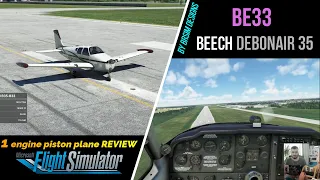 MSFS2020 • Beech Debonair 35 • by BRsim Designs •  обзор самолёта • $$$ payware plane review • L1P