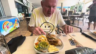 Lunch at the central station ,  Atlantico commercial Center caleta de fuste #fuerteventura