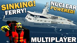 TWO IDIOTS SINK A NUCLEAR FERRY IN THE OCEAN IN STORMWORKS! W@CamodoGaming