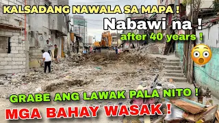 MGA BAHAY NAKAHARANG SA KALSADA WASAK LAHAT ! MAY DAANAN PALA DITO ! PART 2 SAMPALOC MANILA