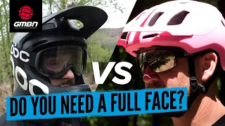 Do You Need A Full Face Helmet For Mountain Biking? | Full Face Vs Half Shell MTB Helmets