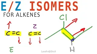 E Z Geometric Isomers for Alkenes