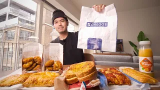 American tries GREGGS for the first time