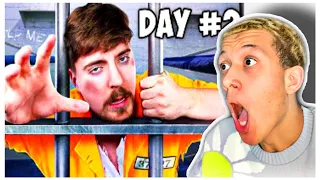 *THIS IS INSANE* MR BEAST SPENT 50HOURS IN PRISON (REACTION)