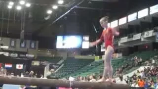 WOGA Classic Beam Warm Ups