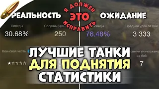 ЛУЧШИЕ танки для ПОДНЯТИЯ СТАТИСТИКИ в Wot Blitz