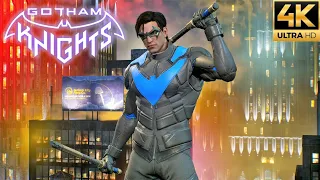 Gotham Knights - Nightwing Free Roam Gameplay (4K)