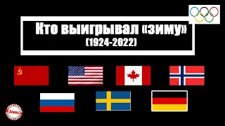 Норвегия и другие победители зимних Олимпиад (1924-2022).