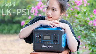 Loskii LK-PS10 568Wh Power Station generator Full Review - What inside ?