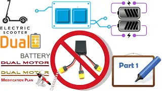 How to setup Dual Battery on a Dual Motor E-Scooter NO adapter required Part 1 The setup and wiring