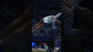 Trinity Thomas crushes on the beam. #floridagators #gymnast #gogators