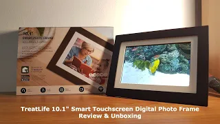 TreatLife Smart Digital 10.1" WiFi Touchscreen Photo Frame - Review & Unboxing