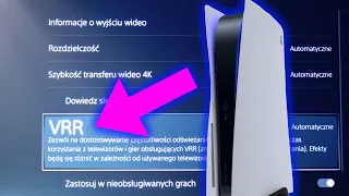 VRR w PlayStation 5! (zmienna częstotliwość odświeżania)