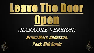 Leave The Door Open Karaoke Instrumental Bruno Mars, Anderson, Paak, Silk Sonic