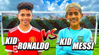 Who is the Best KID FOOTBALLER.. KID Messi vs. KID Ronaldo!