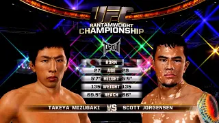 UFC Undisputed 3 Gameplay Scott Jorgensen vs Takeya Mizugaki