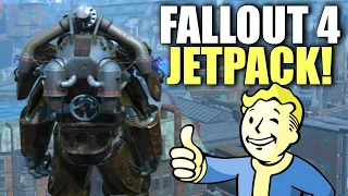The Fallout 4 Jetpack is AMAZING! How To Get, Upgrade, and Tips (Fallout 4 Jetpack Power Armor)