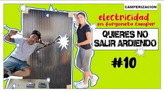 Como Montar TODA la ELECTRICIDAD de una FURGO CAMPER💧 #10 /👉🏼(CAMPERIZACIÓN FURGONETA) 🚐 🛠CJ L3H2