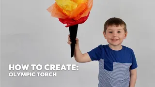 How to Create An Olympic Torch | DIY Olympic Flame Craft Activity