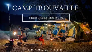 Camp Trouvaille | 8 River Crossing | Camp Tour | Camping Philippines | Tanay Rizal Camping